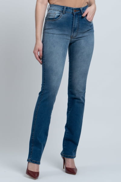 Calça Jeans Reta Feminina F24031