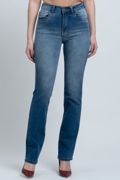 Calça Jeans Reta Feminina F24031