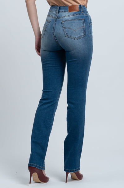 Calça Jeans Reta Feminina F24031