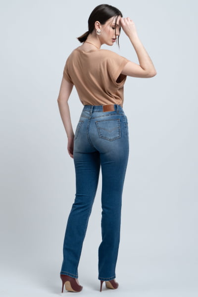 Calça Jeans Reta Feminina F24031