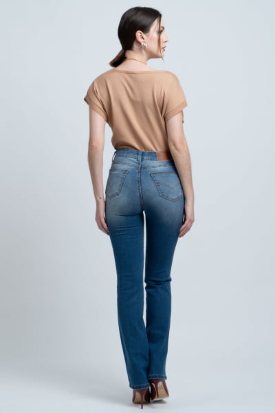 Calça Jeans Reta Feminina F24031