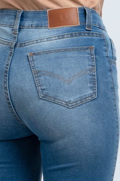 Calça Jeans Reta Feminina F24031