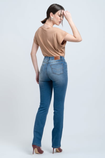 Calça Jeans Reta Feminina F24031