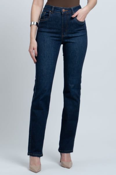 Calça Jeans Reta Feminina F24032