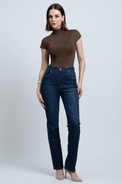 Calça Jeans Reta Feminina F24032