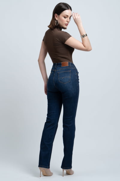 Calça Jeans Reta Feminina F24032