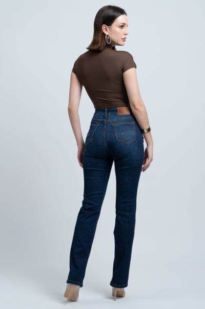 Calça Jeans Reta Feminina F24032