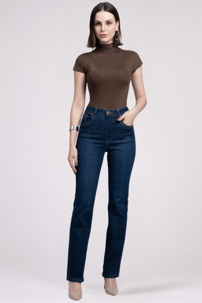 Calça Jeans Reta Feminina F24032