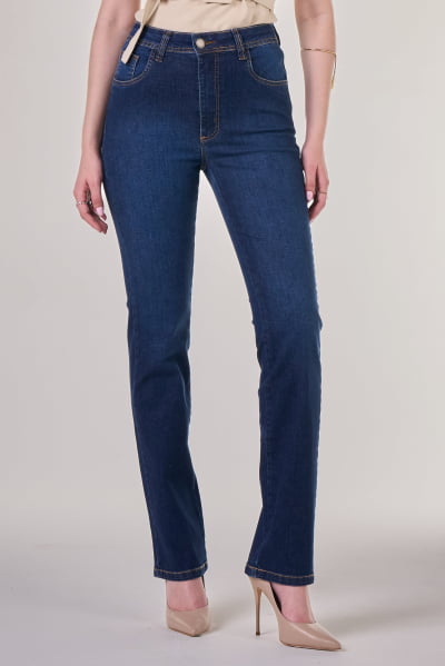 Calça Jeans Reta Feminina F24034