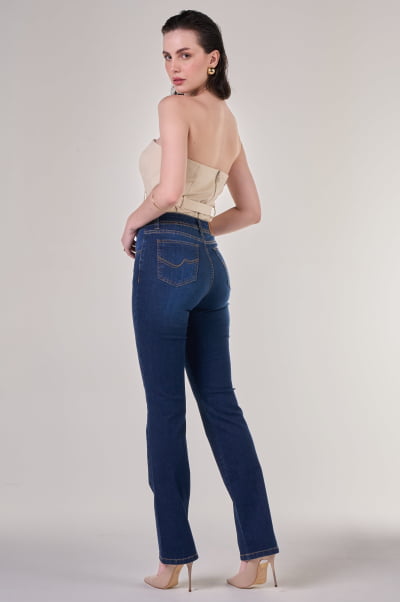 Calça Jeans Reta Feminina F24034