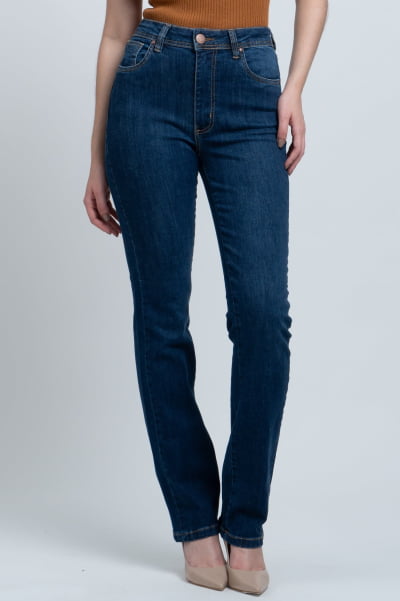 Calça Jeans Reta Feminina F24035