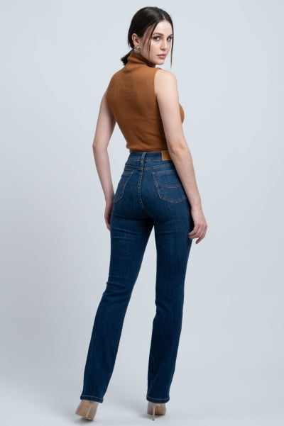 Calça Jeans Reta Feminina F24035