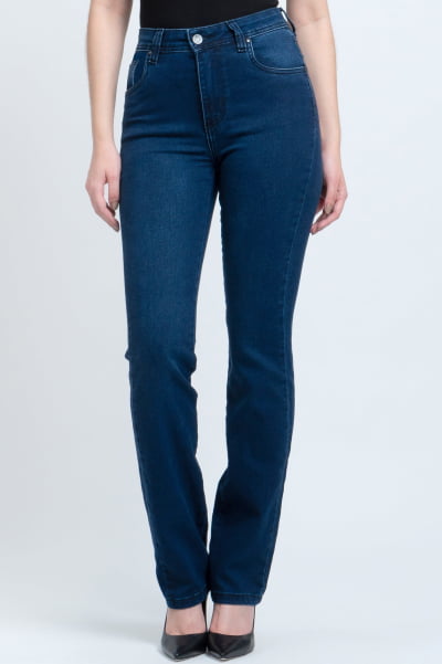 Calça Jeans Reta Feminina F24036