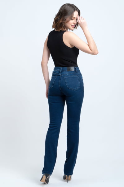 Calça Jeans Reta Feminina F24036