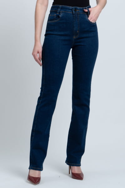 Calça Jeans Reta Feminina F24042