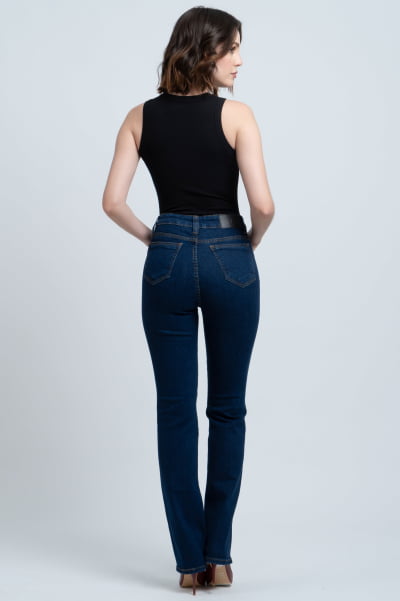 Calça Jeans Reta Feminina F24042