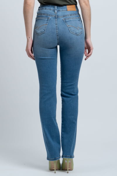 Calça Jeans Reta Feminina F24044