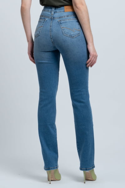 Calça Jeans Reta Feminina F24044