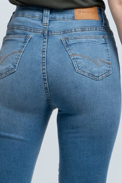 Calça Jeans Reta Feminina F24044