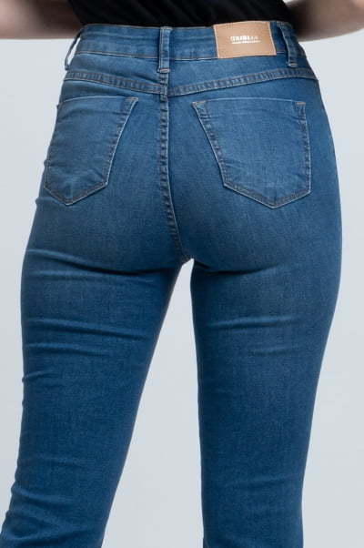 Calça Jeans Reta Feminina F24048