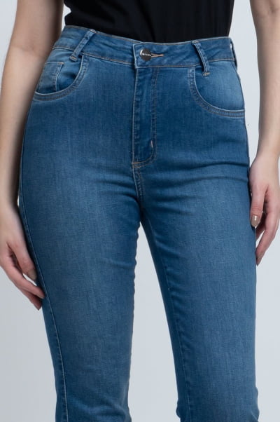 Calça Jeans Reta Feminina F24048