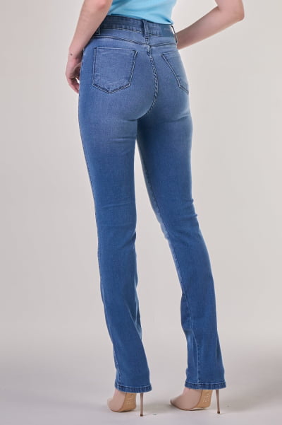 Calça Jeans Reta Feminina F24072