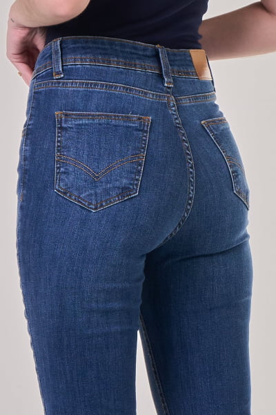 Calça Jeans Reta Feminina F24075