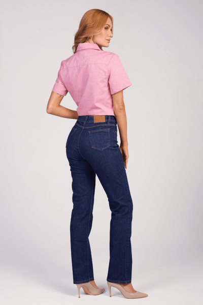 Calça Jeans Reta Feminina F24413