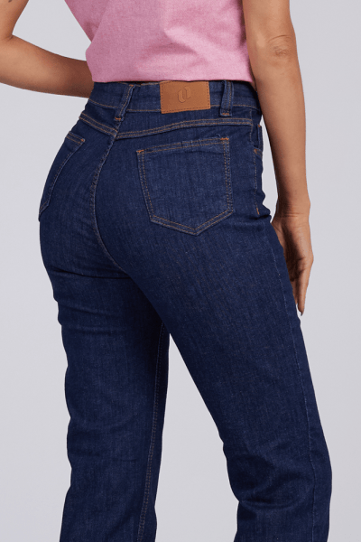 Calça Jeans Reta Feminina F24413