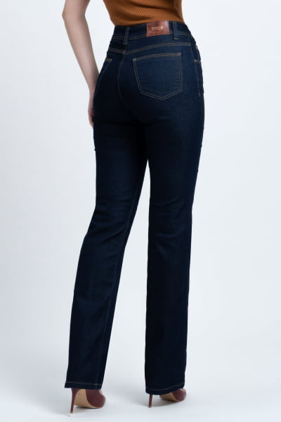 Calça Jeans Reta Feminina F2921