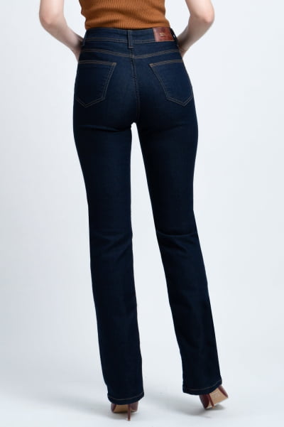 Calça Jeans Reta Feminina F2921