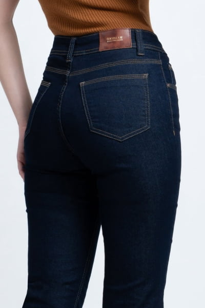 Calça Jeans Reta Feminina F2921