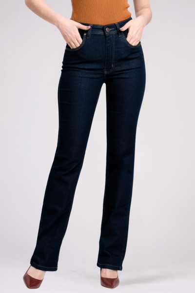 Calça Jeans Reta Feminina F2921