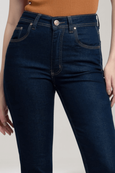 Calça Jeans Reta Feminina F2921