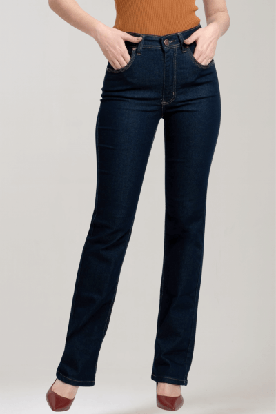 Calça Jeans Reta Feminina F2921