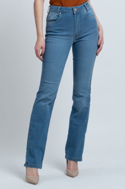 Calça Jeans Reta Feminina F2922