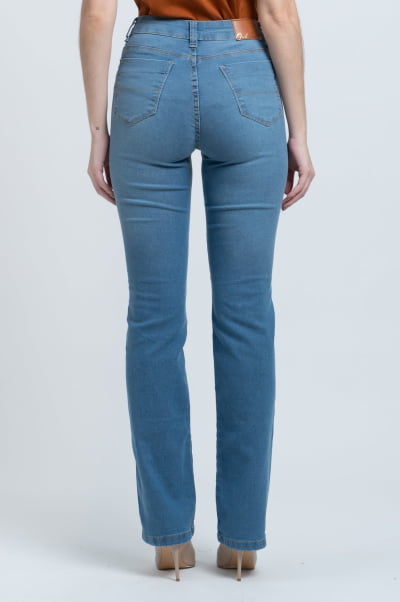 Calça Jeans Reta Feminina F2922