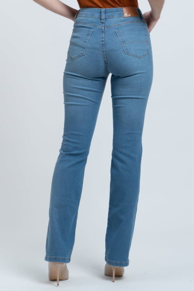 Calça Jeans Reta Feminina F2922