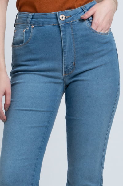 Calça Jeans Reta Feminina F2922