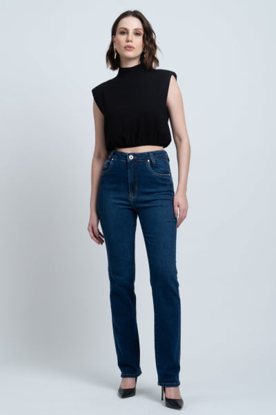 Calça Jeans Reta Feminina New York