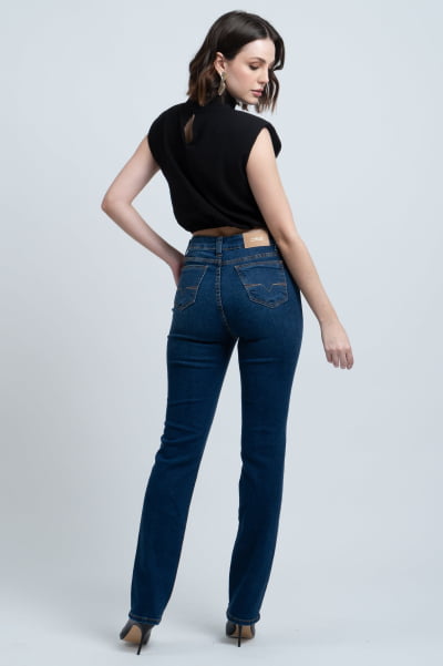 Calça Jeans Reta Feminina New York