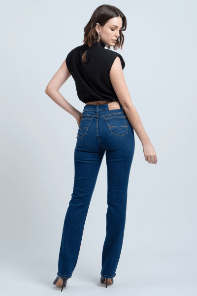 Calça Jeans Reta Feminina New York