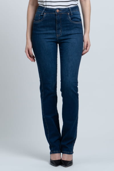 Calça Jeans Reta Feminina F24049