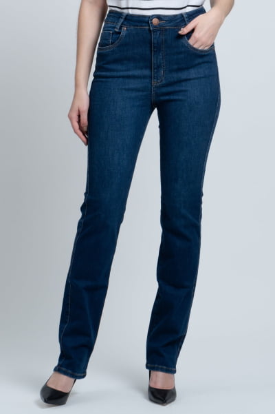 Calça Jeans Reta Feminina F24049