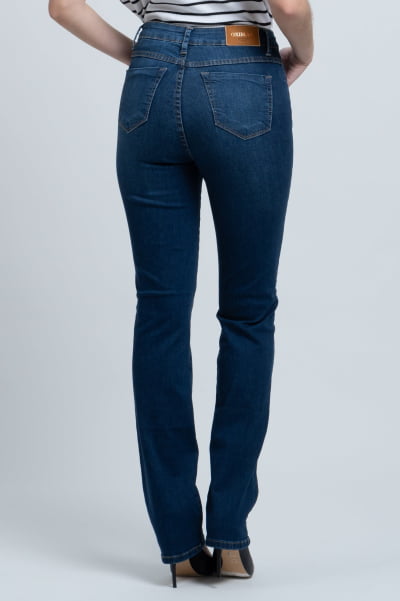 Calça Jeans Reta Feminina F24049