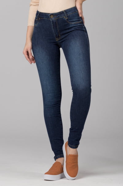 Calça Jeans Skinny Cintura Alta F2021605