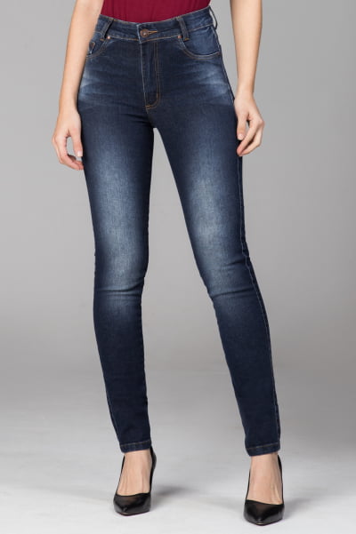 Calça Jeans Skinny Cintura Alta F2021704