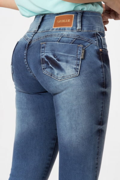 Calça Jeans Skinny Levanta Bumbum  F2020290