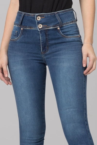 Calça Jeans Skinny Levanta Bumbum   F2021060