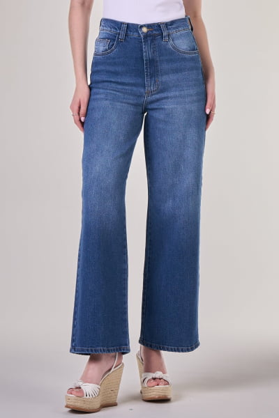 Calça Jeans Wide Leg F24054